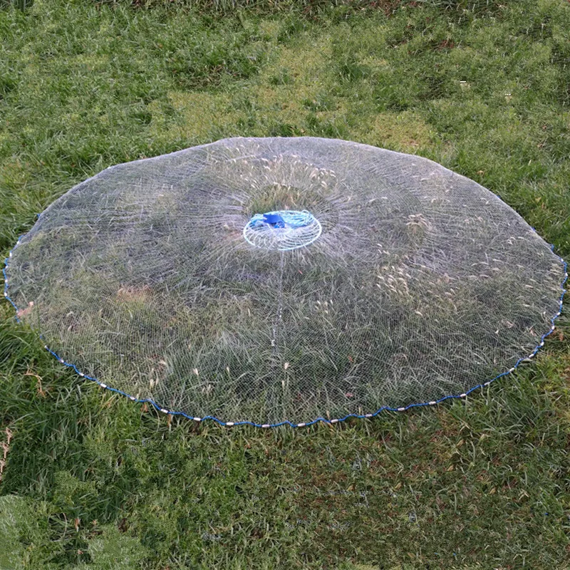 

The 4th generation of USA and frisbee style cast net fish trap fishing net china nylon fishing network potes senna rde de pesca