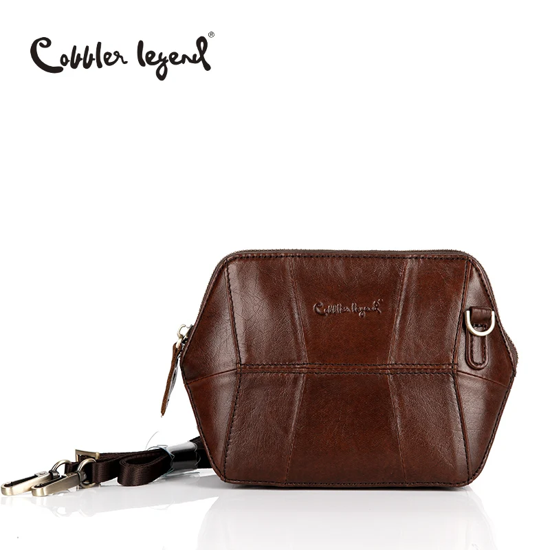 Cobbler Legend Shell Летняя сумка из натуральной кожи женский клатч телефон сумки через