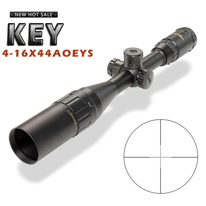 Новый Aim оптический прицел ключ 4-16X44AOEYS Riflescope открытый охотничья Оптика прицел для airgun airsoft rifle аксессуары для снайперов