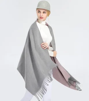 

2020 Women New Autumn Winter Double Wear Fringed Shawl Korean Loose Bat Sleeve Knit Cardigan Tassel Pashmina Wraps Panuelo mujer