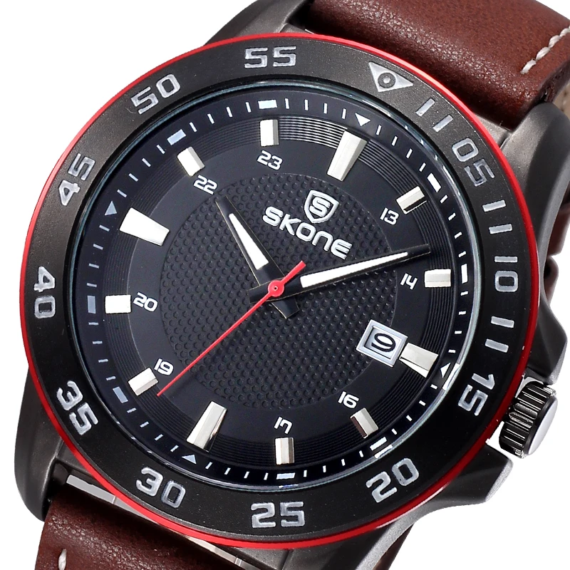 

Chronograph Sport Mens Watch Fashion Luxury Brand Quartz Watch Reloj Hombre Clock Male 2018 Horloges mannen SKONE Wristwatch