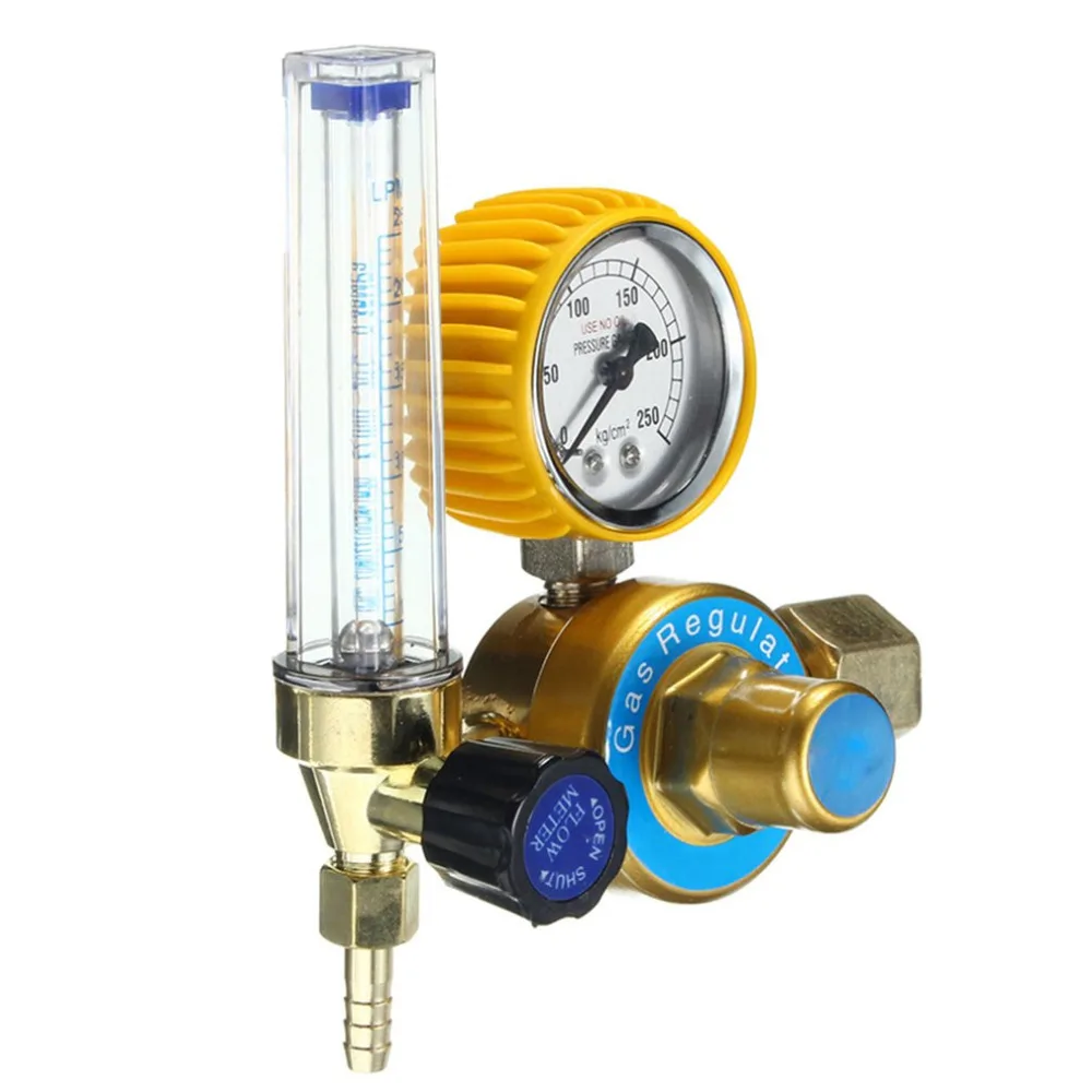 

Gas Regulator Argon CO2 Mig Tig Flow Meter Control Welding Weld Regulator Gauge For Welder Power Tool CGA580 New Arrival