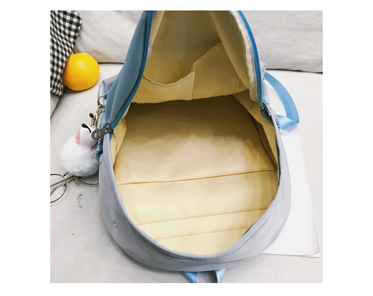Menghuo Women Waterproof Nylon Backpack Female Rucksack School Backpack for Girls Fashion Travel Bag Bolsas Mochilas Sac A Dos--_40
