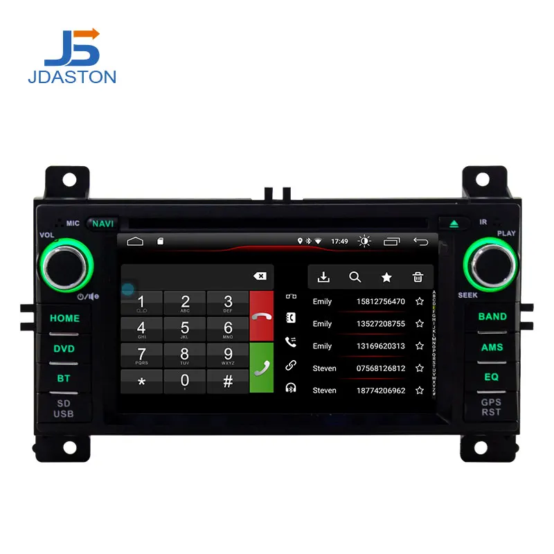 JDASTON Android 10,0 автомобильный dvd-плеер для Jeep Grand Cherokee 2011 2012 2013 2 Din автомагнитола gps навигация стерео wifi Canbus RDS