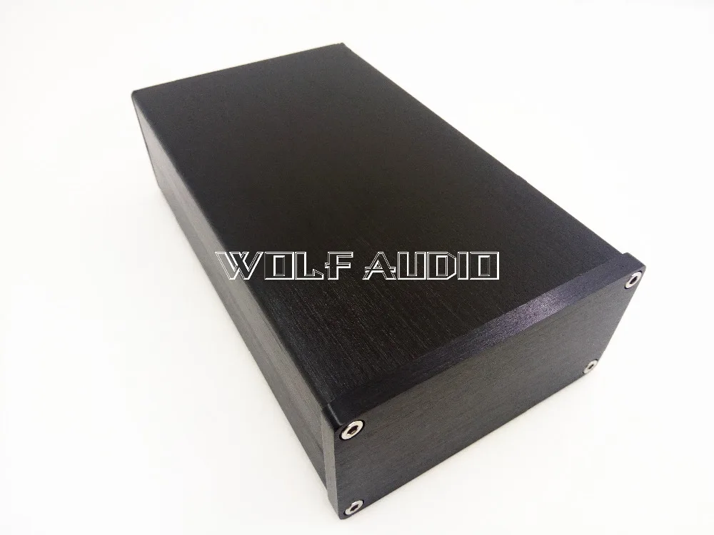 0905 Black Full Aluminum Audio Amplifier Enclosure/ Mini AMP Case/ Preamp Box/ PSU Chassis 0905 Black Full Aluminum Audio Amplifier Enclosure/ Mini AMP Case/ Preamp Box/ PSU Chassis