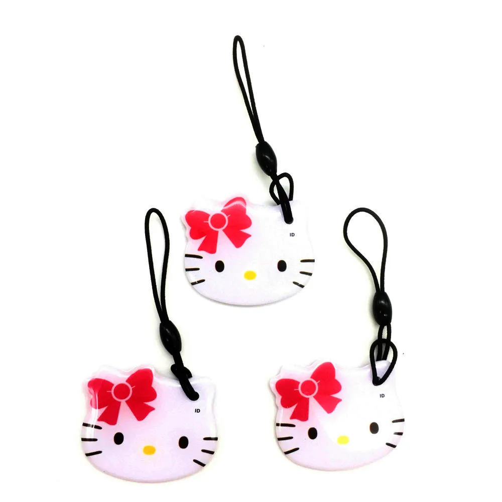 10 шт. T5577 перезаписываемый Дубликатор брелоки значок копия 125 кГц RFID Метка билетов брелок жетон кольцо близость карта