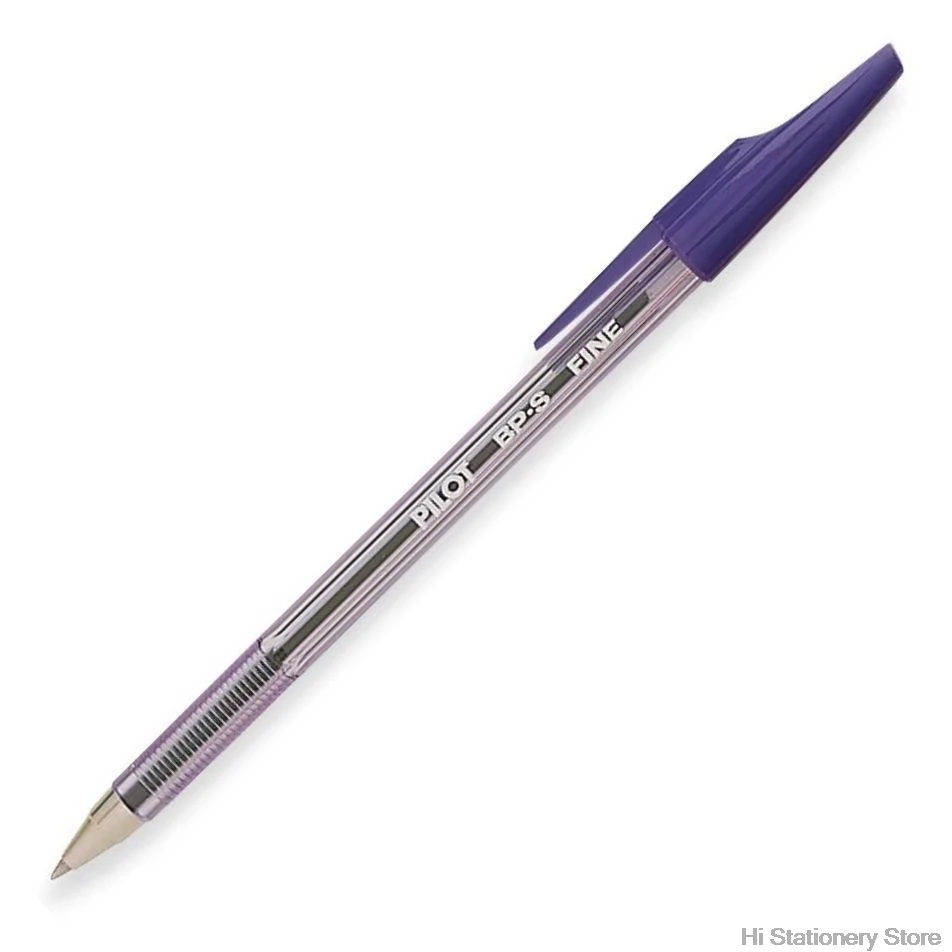 Шариковая ручка PILOT Japan Baile для студентов, офиса, BP-S, цветная масляная ручка 0,7 мм, Классический прозрачный стержень, 6 цветов на выбор