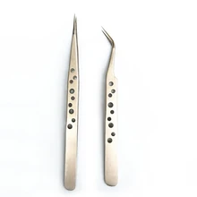 Электроника Сделай Сам промышленный Пинцет изогнутая прямая законцовка прецизионные нержавеющие щипцы для ремонта телефонов наборы инструментов инструмент для сбора