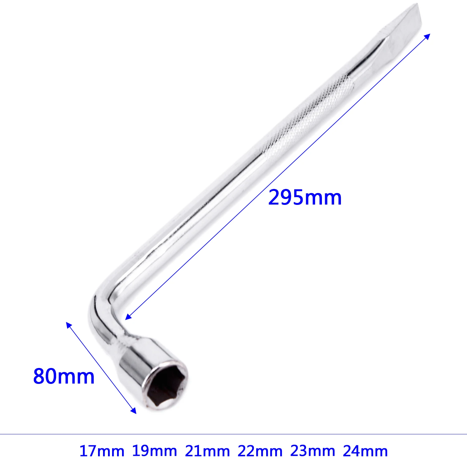 

17/19/21/22/23/24mm Car Tire Wheel Lug Nut Wrench Hex Key Socket Spanner Tool