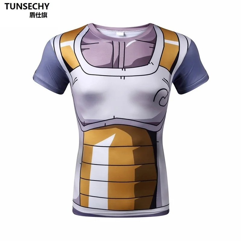 Character Print T-Shirt Fashion Casual Fitness Cool O-neck Men's T Shirt Summer Short Sleeve Men Clothing Dragon ball armor Character Print T-Shirt Fashion Casual Fitness Cool O-neck Men's T Shirt Summer Short Sleeve Men Clothing Dragon ball armor