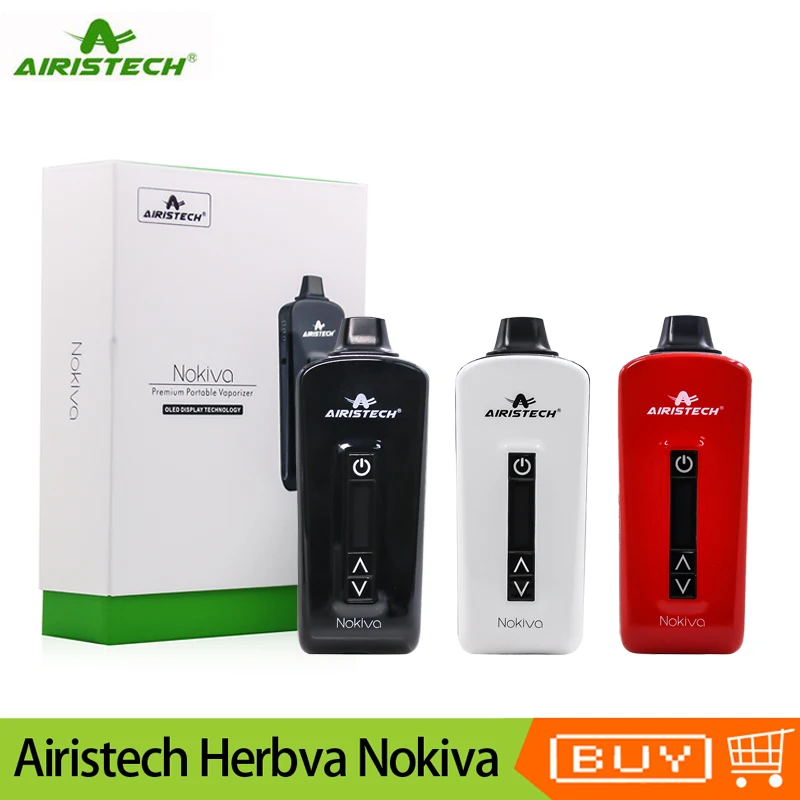 

2pcs/lot Airistech nokiva Vaporizer dry herb vape pen ceramic coil heating chamber e-cigarette kit baking vapor vaporizer