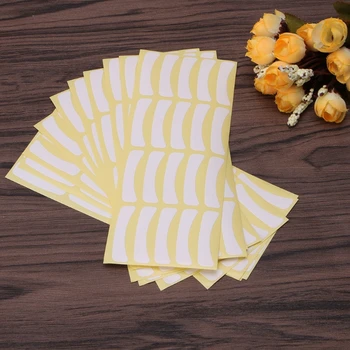 

100 Pairs White Paper Extensions Makeup Tool Cosmetic Women Face Eye Care Tools Under Eye Eyelash Stickers Pads Patches