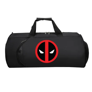 

Men Travel Large Capacity Duffle Bags teenagers Luggage Weekend Casual Travel luggage bag for Comics Hero Deadpool