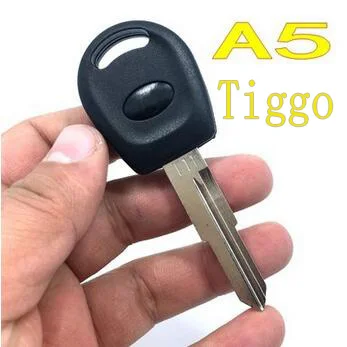 Сменный Чехол для ключа транспондера для Chery A1 A3 A5 Tiggo Fulwin 2, не вырезанное лезвие, брелок для ключей с логотипом - Количество кнопок: A5 Tiggo