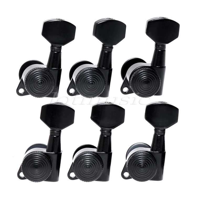 

6L Inline Locking Guitar Machine Heads Tuning Black