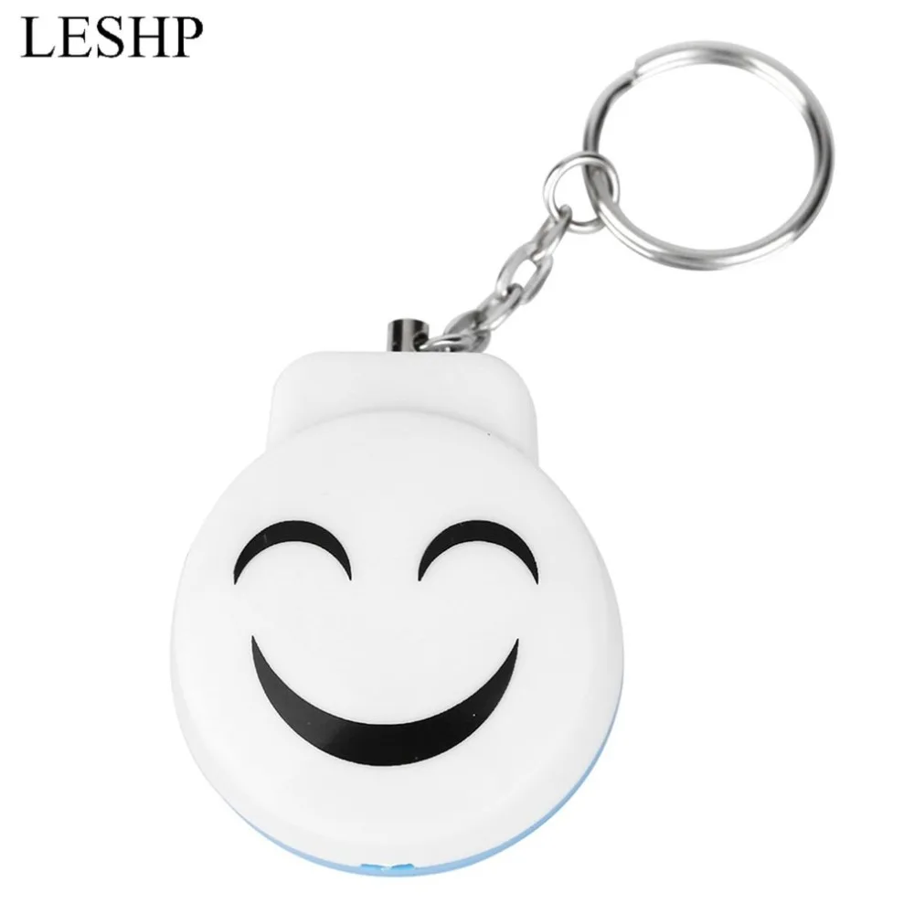 

LESHP White Personal Alarm 120dB Security Siren Alarm Attack Protection Key Chain Personal Alarm Wholesale