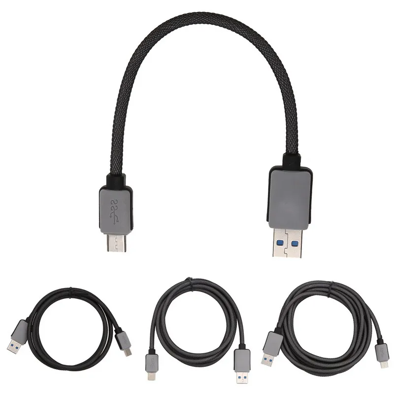

1/1.5/3m Braided USB-C 3.1 Type C To USB 3.0 Sync Charger Cable For Any Other USB Type C devices