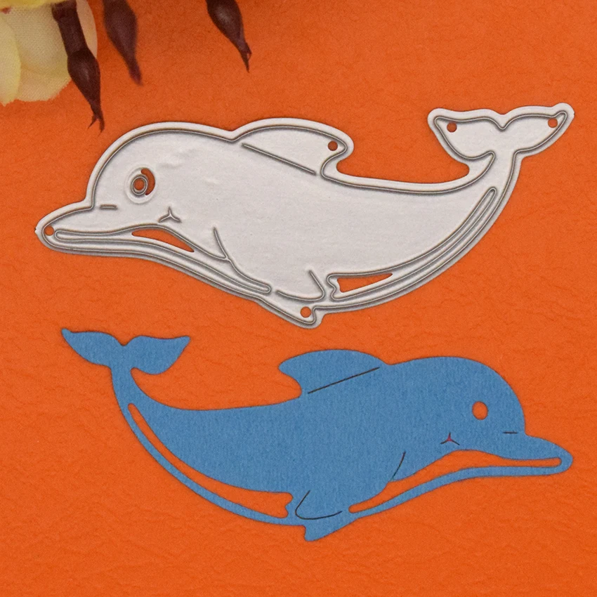 

Dolphin Metal Cutting Dies Stencils For DIY Scrapbooking Album Scrapbooking Decorative Embossing Stencil Animal Craft Die