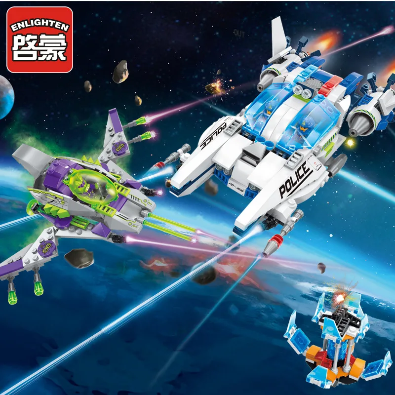 Enlighten Models Building toy Compatible with Lego E1616 517pcs Alien Jet Blocks Toys Hobbies For Boys Girls Model Building Kits Enlighten Models Building toy Compatible with Lego E1616 517pcs Alien Jet Blocks Toys Hobbies For Boys Girls Model Building Kits