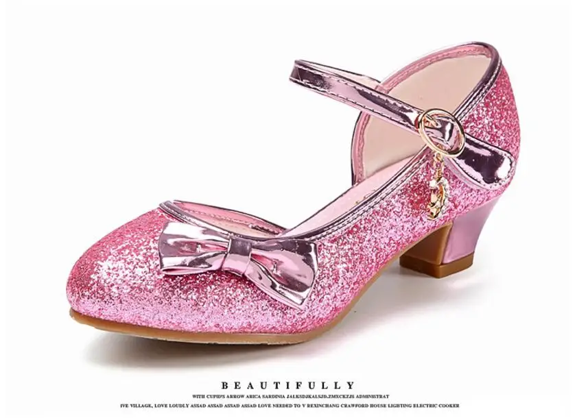 Girls high-heeled shoes-27