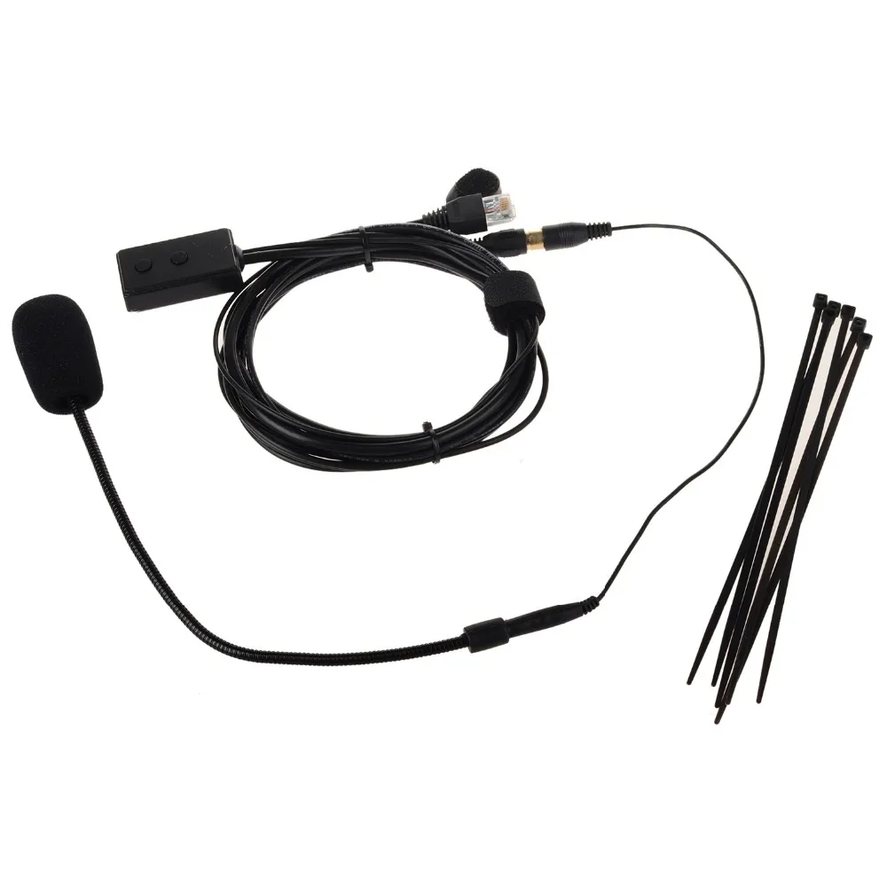 Walkie talkie vehicle Hands-free Microphone for Baojie BJ-218 Baojie 218 Car Sets 8-core Crystal Head (2)