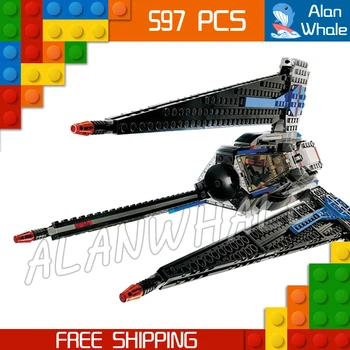 

597pcs New Space Wars Tracker I Starship 05112 Figure Building Blocks Assemble Boys Toys Movie Games Compatible With lago