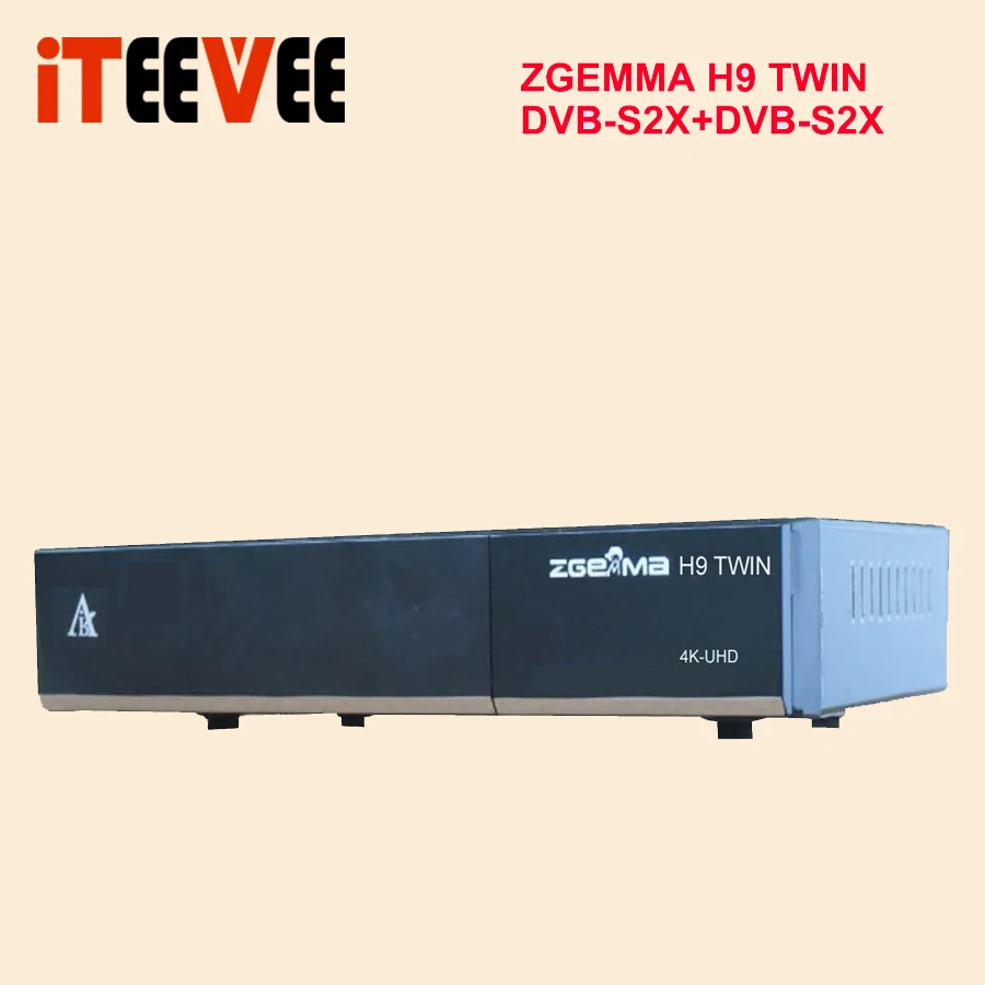 Оригинальный 4K Linux Zgemma H9 TWIN 2x DVB S2X HEVC H.265 WIFI Встроенный 2 * CI + ТВ бокс|Спутниковое ТВ|
