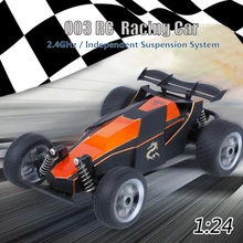 Автомобиль с дистанционным управлением 003 2,4G 4CH 1/24 Высокоскоростной RC электронный гоночный автомобиль красный оранжевый модель дистанционного управления для детские игрушки подарки