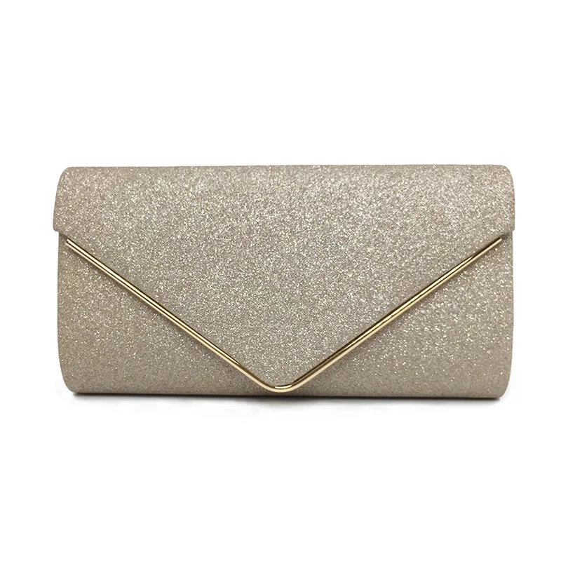 

2018 Fashion Glitter Women Bag Envelope Clutch Luxury Shiny Women Wedding Clutches Handbags Chain Shoulder Bag For Girl Bolsas