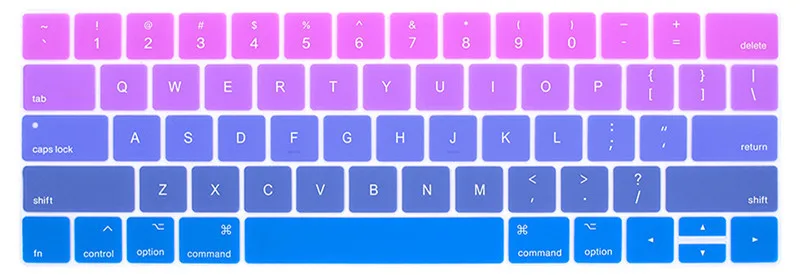Silicone Keyboard Cover Protector Skin for Apple Macbook Retina Pro  Air MAC 11 12 13 15 Air 13 Soft keyboard stickers 26 Colors