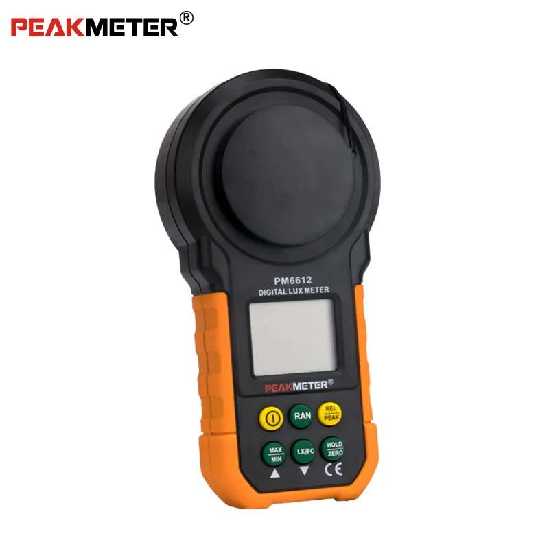 Peakmeter MS6612(0.01lux/0.01FC разрешение) цифровой светильник Lux Lumenmeter Lux/FC