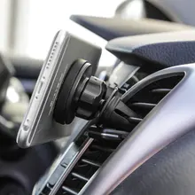 Universal Easy Magnetic Car Air Vent Mount No Damage Sticky Stand Mobile Phone Holder For iPhone 6 6s Samsung S6 Huawei Xiaomi