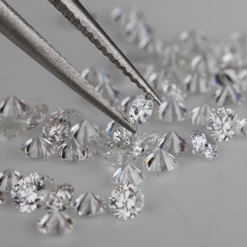

20pcs 1.35mm small size Loose Diamond DEF Color VS Clarity HPHT /CVD Lab Diamond for Ring Making
