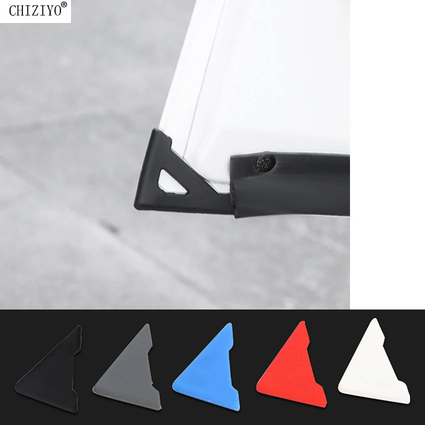 

1 Pair Crash Protector Sticker Cover Truck Mouldings Door Corner Auto Anti Scratch Guard Car Decorations Silicone CHIZIYO