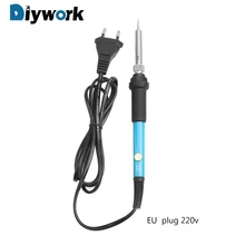 DIYWORK EU/US Plug 60 Вт сварочное оборудование ручка Электрический паяльник легкий быстрый нагрев Регулируемый температурный инструмент