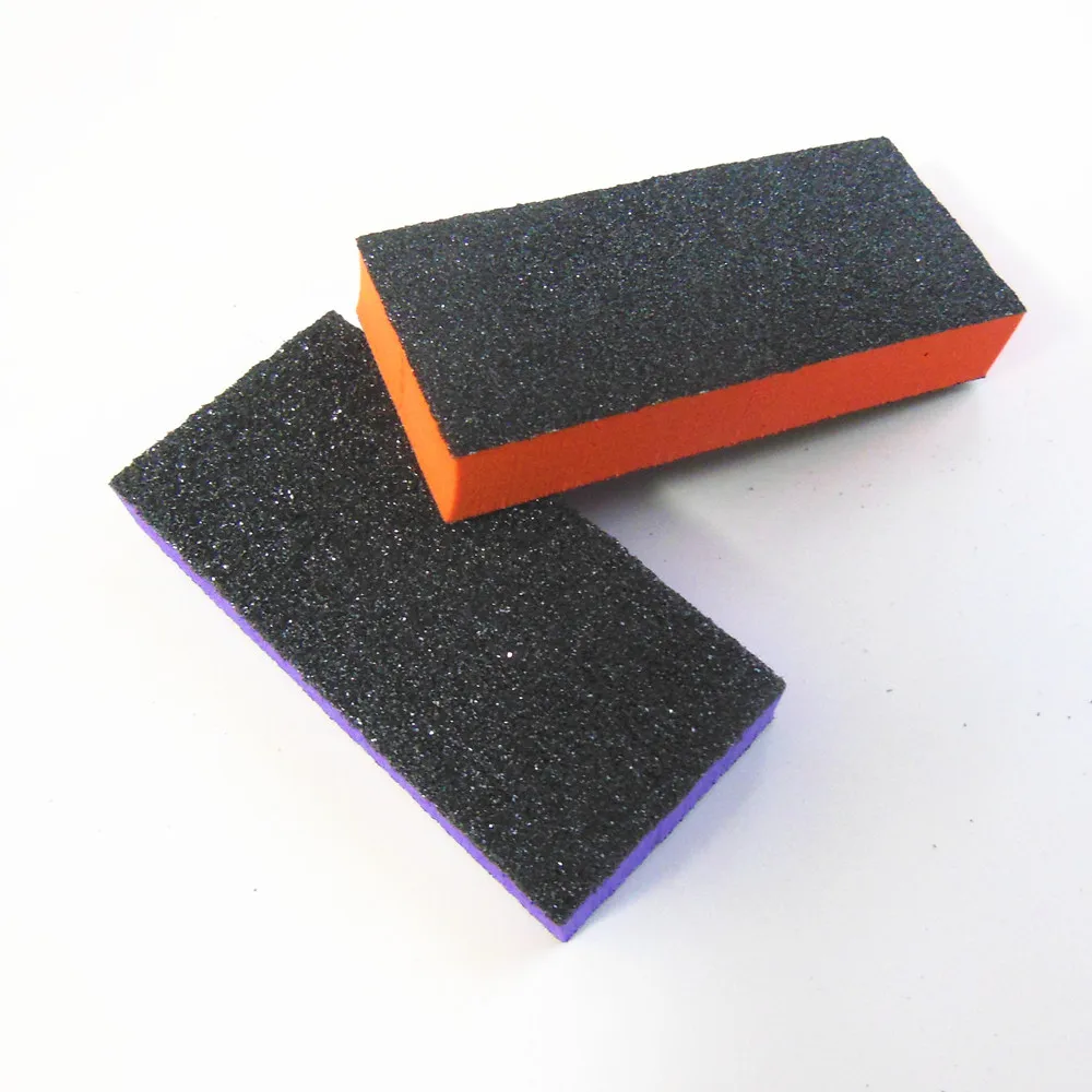 100 Pcs/Lot mini nail buffer block sponge buffer block nail sanding