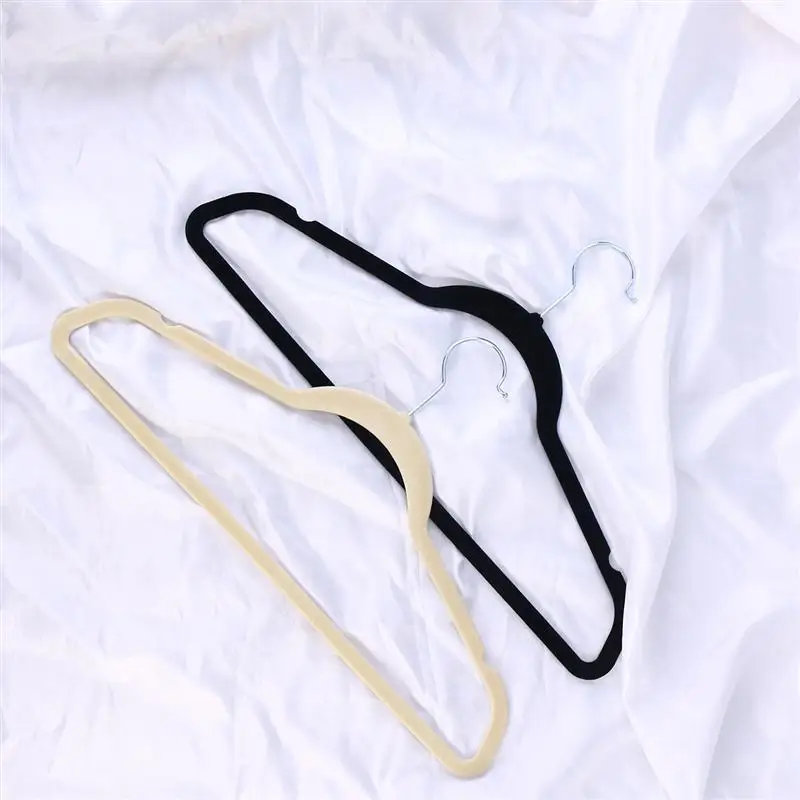 20 штук Нескользящие вешалки обтекаемой формы тяжелых вешалка двойного назначения вешалка для одежды