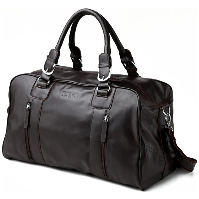 Weekend duffle bag mens For those looking for a leather duffel bag with a bit of pastoral personality, the Coach Explorer Bag is the one. Composed of sport calf leather, this bag screams cozy weekend getaway in the countryside.