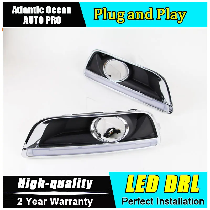 

A&Tcar styling For Malibu LED DRL For Malibu High brightness guide LED DRL led fog lamps daytime running light Light guide style