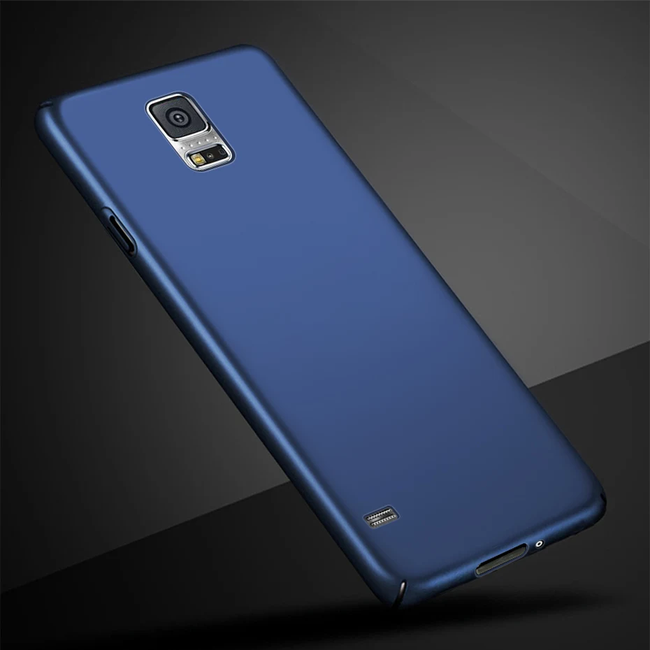 Тонкий жесткий чехол для samsung Galaxy S5, чехол s, чехол для телефона samsung S5 neo, чехол на заднюю панель для бампера samsung S5 i9600 SM-G900F - Цвет: Royal Blue