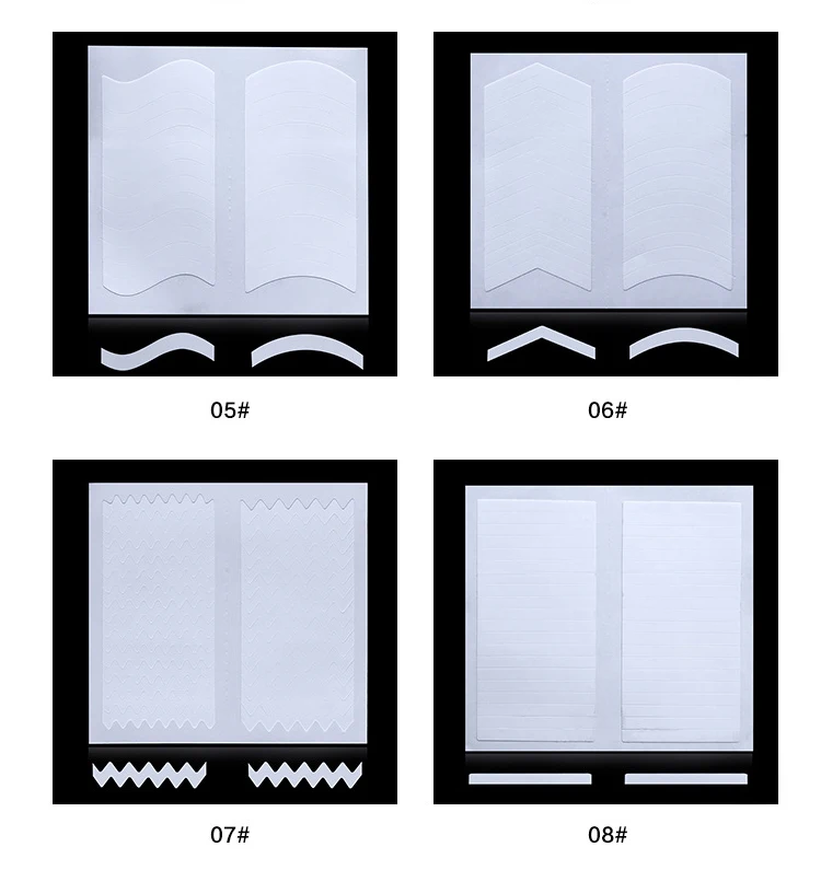 ELECCOL, 24 шт., для дизайна ногтей, самоклеющаяся наклейка, наклейка для ногтей для французского маникюра, советы по Нейл-Арту, сделай сам, украшение, белые рулоны, полоскающая лента, линия