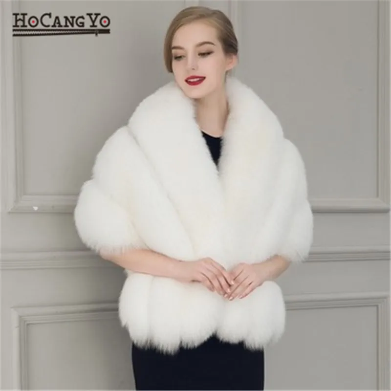 

NEW Fashion Women Winter Cape Coat Warm Faux Rabbit Fur Capes Elegant Ladies Faux Mink Fur Shawl Cloak Women Short Cape Ponchos