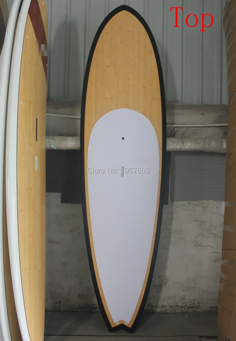 10' Bamboo SUP 001 - Top_
