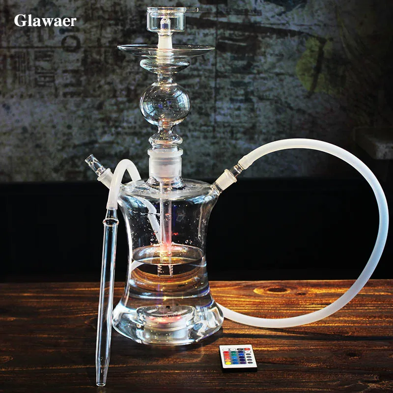 2017 Classic Large Glass shisha 5.5mm thick glass hookahs water smoke