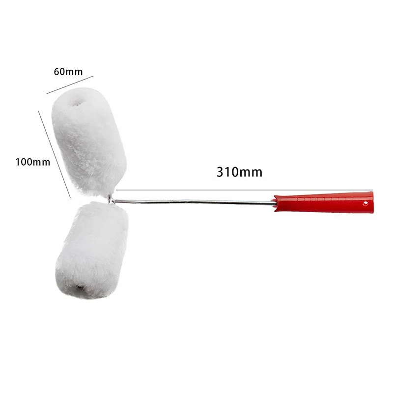 Лучшая двойная краска ролик ed перила Угловой Инструмент портативные трубы для
