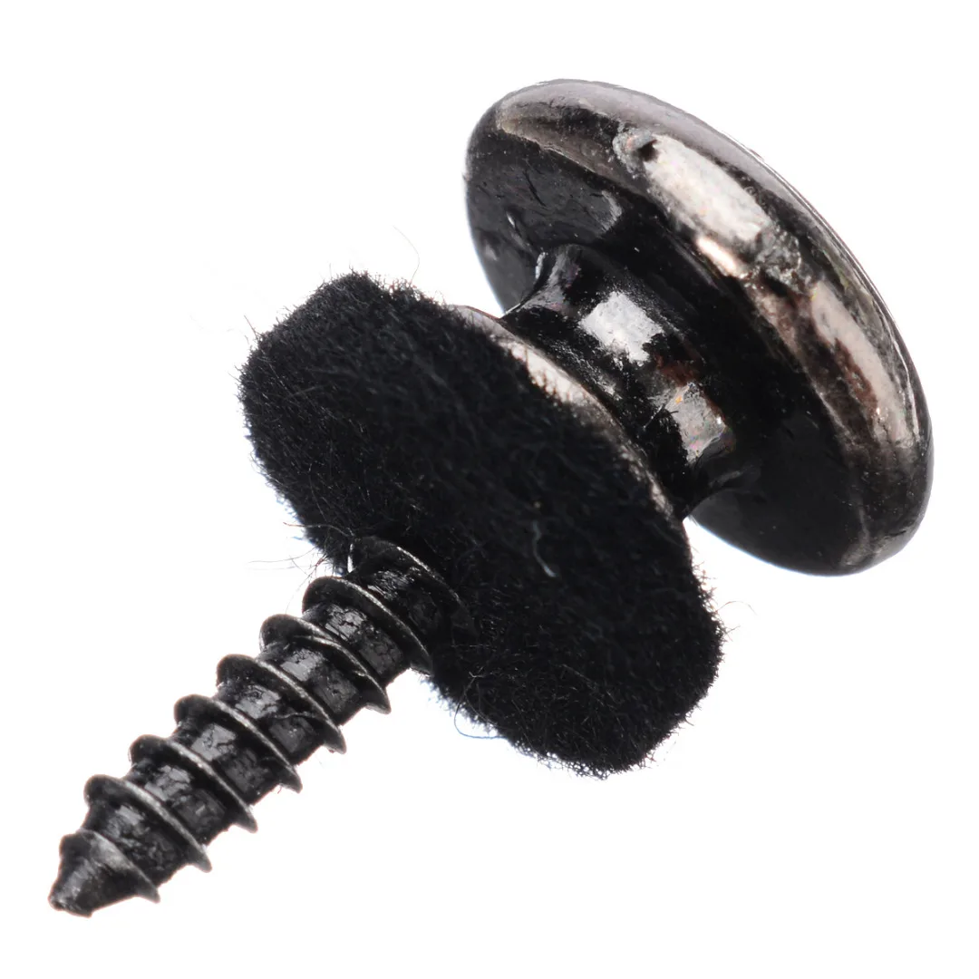 2pcs/set Silver/Gold/Black Chrome Copper Mushrooms Heads Guitar Strap Locks Pins Buttons Guitar Accessories New
