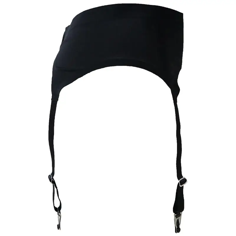 Women Garters Seamless Vintage Garter Belt 4 Wide Straps Metal Buckles Sexy Suspender Belt for Stocking Retro Sexy Lingerie