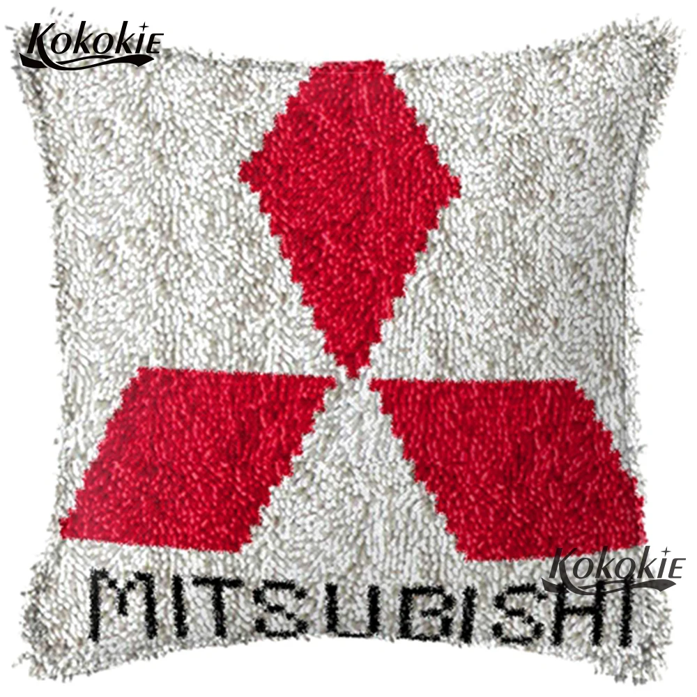 Latch hook rug kits carpet Crocheting Rug Kits 3d mat sets Cross stitch cushion embroidery needlework | Дом и сад