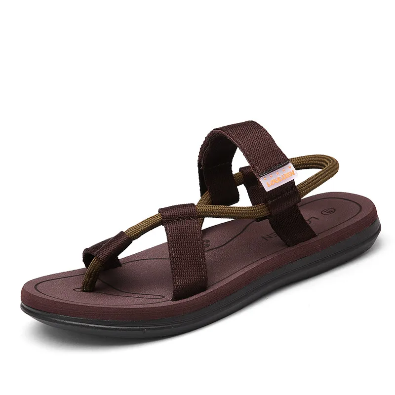 

Sandals Men Sandalias Hombre Gladiator Sandals for Male Summer Roman Beach Shoes Flip Flops Slip on Flats Slippers Slides