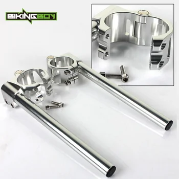 

BIKINGBOY 1 Pair 41mm Split Clip Ons Handlebar For Kawasaki ZX9R Ninja 94 95 96 97 ZG 1000 Concours 1986-2004 ZR1000 ZX10R Ninja